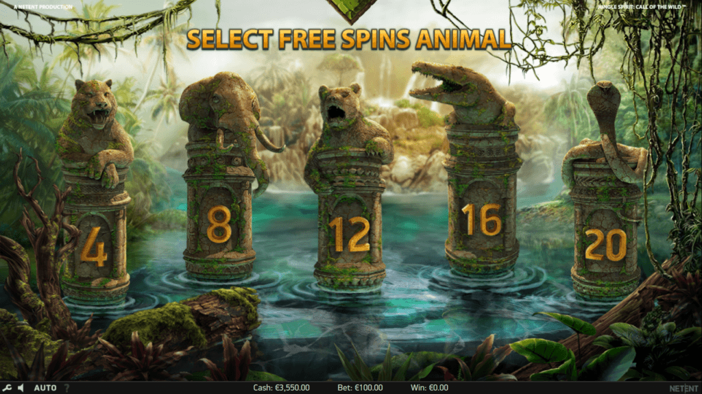 Jungle Spirit: Call of the Wild Bonus Spins