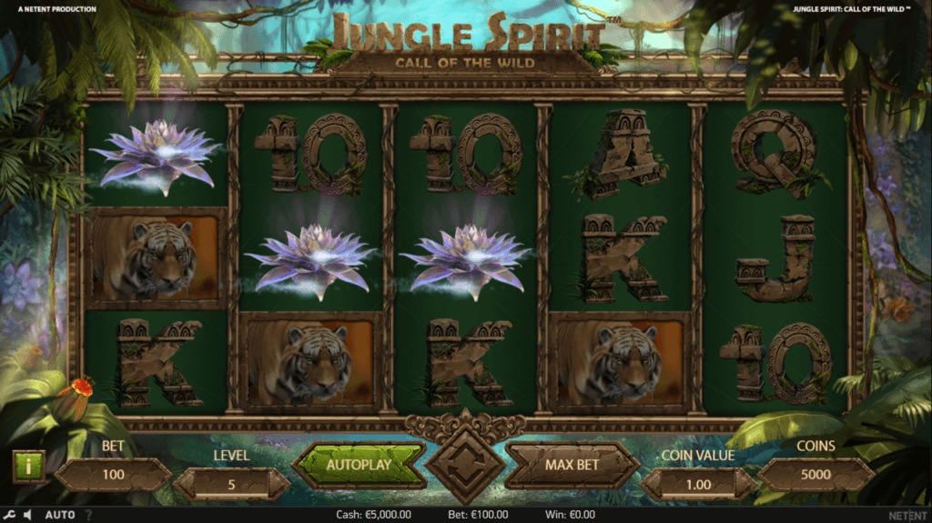 Jungle Spirit: Call of the Wild Free Spins Bonus