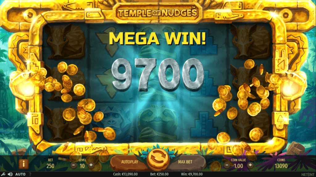 Temple of Nudges Mega Win