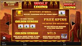 Wolf Legend Megaways Mystery Symbols
