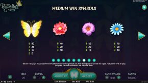 Butterfly Staxx 2 Rules Medium Win Symbols