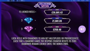 Mistress Of Egypt Diamond Spins Lock Reels