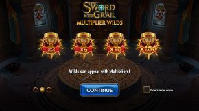 The Sword And The Grail Rules Multiplier Wilds