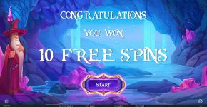 Merlin's Magic Mirror Free Play Free Spins Award