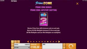 Prime Zone Slot Mystery Shifting