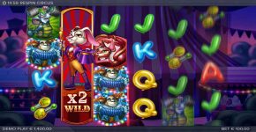 Respin Circus Slot Free Play Respin Feature
