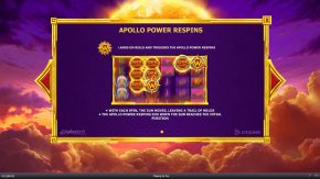 Age Of The Gods Symbol Apollo Power Respins