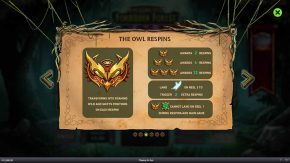 Kingdoms Rise Forbidden Forest Slot The Owl Respins rules