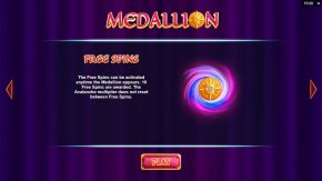 Medallion Megaways game rules free spins