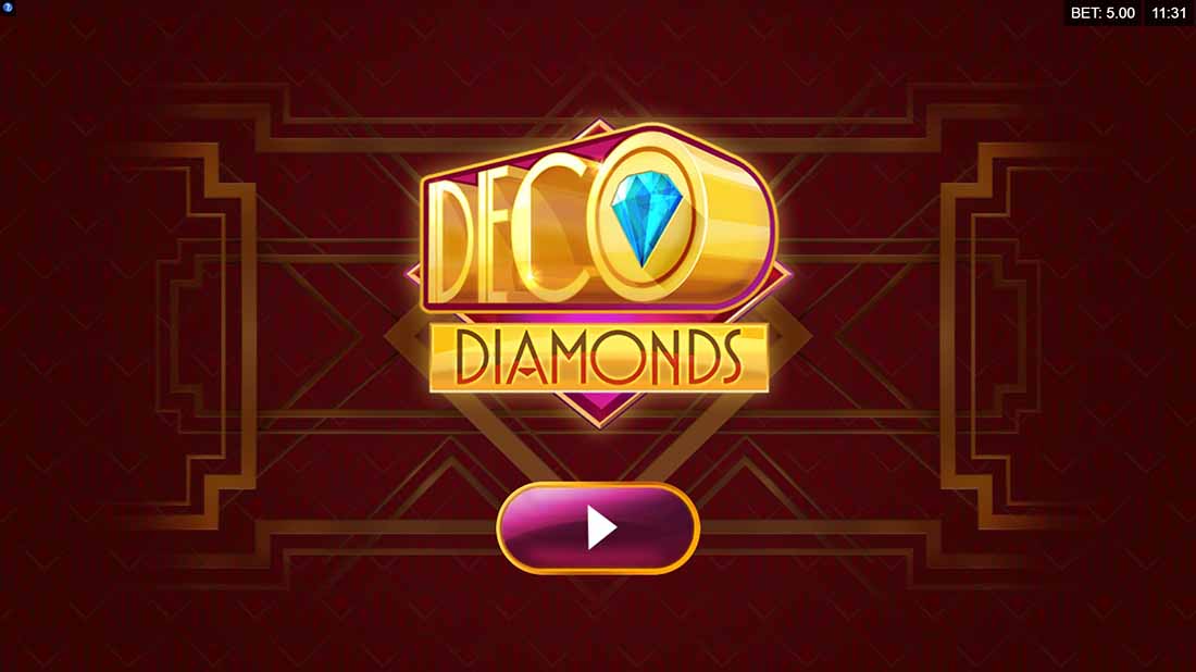 DECO DIAMONDS $2.50 BET Online Slot Machine Live Play