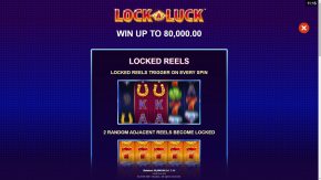 Lock A Luck game rules locked reels