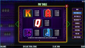 Monsters of Rock Megaways game rules paytable 1
