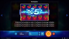 Fruit Xtreme rules Multiplier