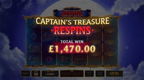 Kingdoms Rise Captains Treasure Respin Win