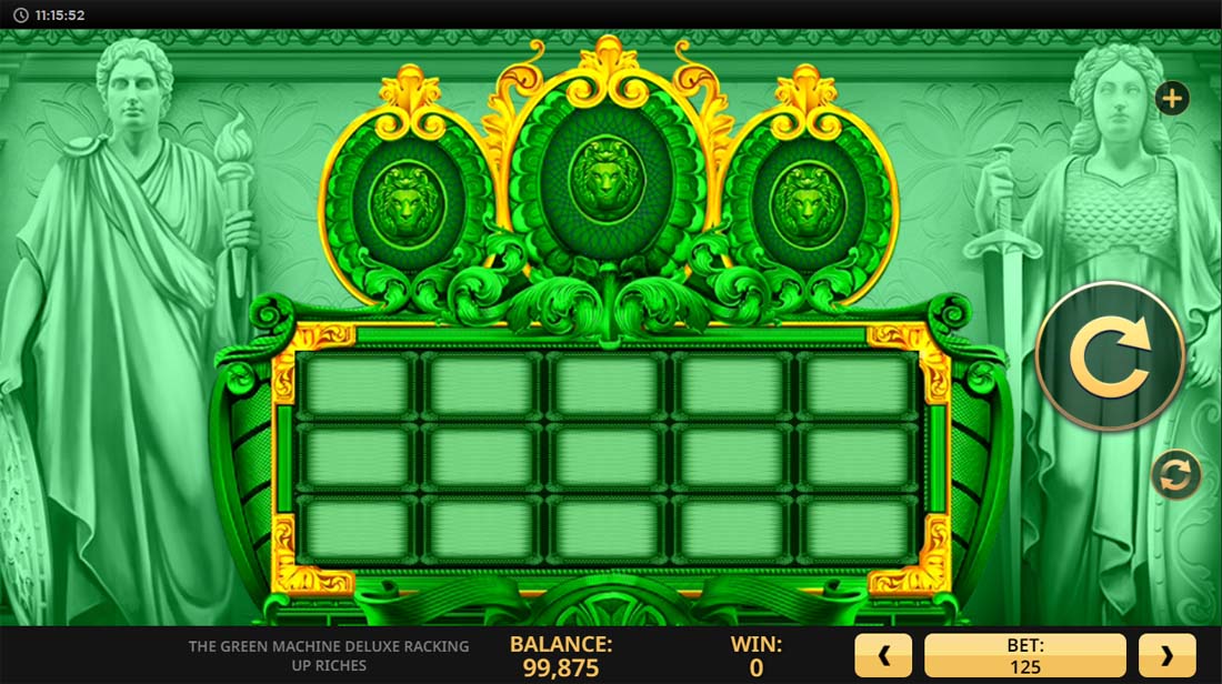the green machine deluxe racking up riches slot