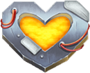 Cyber Vault Heart Symbol