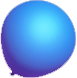 Mega Party Bucks Blue Balloon Symbol