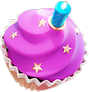 Mega Party Bucks Cupcake Symbol