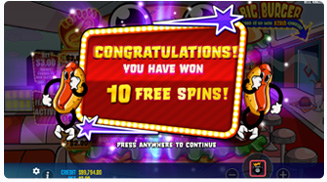 Big Burger Load It Up With Xtra Cheese Free Spins