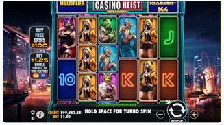Casino Heist Megaways Gameplay