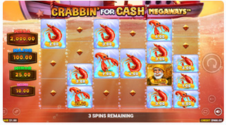 Crabbin' For Cash Megaways Lightning Spins Mode