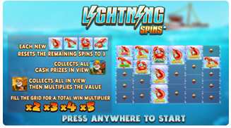 Crabbin' For Cash Megaways Lightning-Spins