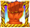 Fist of Destruction Red Wild Reel Symbol