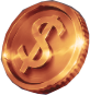 Most Wanted Bronze Coin Symbol