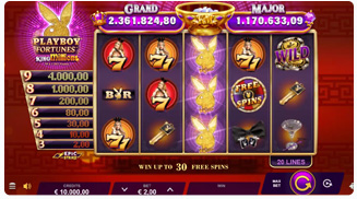 Playboy Fortunes King Millions Gameplay