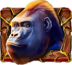Rainforest Gold Gorilla Symbol