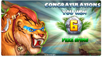 Rise of the Sabertooth Free Spins
