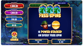 Spinny McWinnagin Loot Boost Free Spins