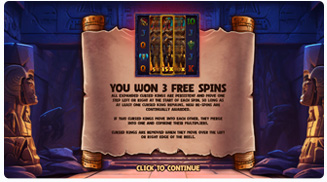 The Cursed King Free Spins