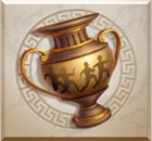 Gods of Olympus lll Megaways Amphora Symbol