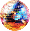 Mr Tain's Party Night Disco Ball Symbol