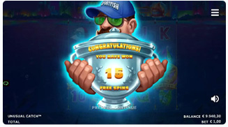 Unusual Catch Free Spins