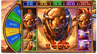 5 Wild Buffalo Bonus