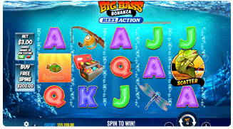 Big Bass Bonanza Reel Action Gameplay