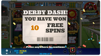Front Runner Free Spins