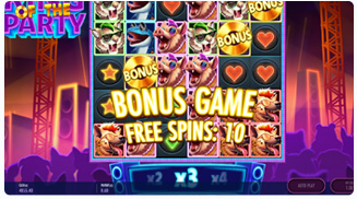 King of The Party Free Spins
