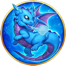 Merlin's 10K Ways Blue Dragon Symbol