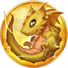 Merlin's 10K Ways Yellow Dragon Symbol