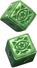 Orb of Destiny Green Dices Symbol