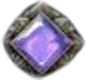 Stone Gaze of Medusa Purple Gem Symbol
