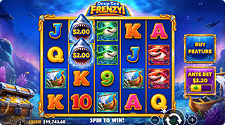Herní prostředí Deep Sea Frenzy