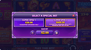 Thunder VS Underworld 250 Special Bets