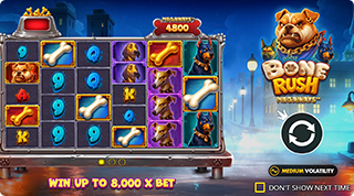 Bone Rush Megaways Oranje Jackpot Theme