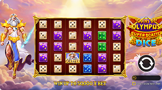 Gates of Olympus Super Scatter Dice Theme