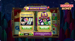 Monopoly Money Buy Feature