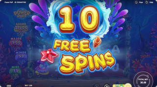 Power Puff Free Spins